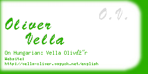 oliver vella business card